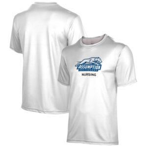 Men's ProSphere  White Assumption Greyhounds Nursing T-Shirt