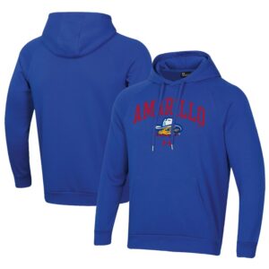 Men's Under Armour Royal Amarillo Sod Poodles All Day Fleece Pullover Hoodie