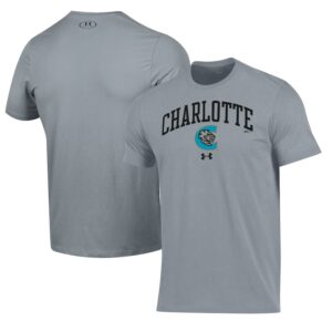 Men's Under Armour Gray Charlotte Knights Performance T-Shirt
