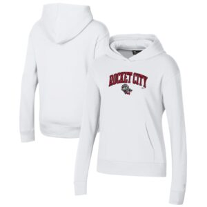Women's Under Armour White Rocket City Trash Pandas All Day Pullover Hoodie