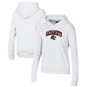 Women's Under Armour White Sacramento River Cats All Day Pullover Hoodie