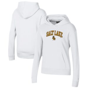 Women's Under Armour White Salt Lake Bees All Day Pullover Hoodie