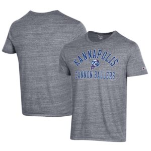 Men's Champion Gray Kannapolis Cannon Ballers Ultimate Tri-Blend T-Shirt