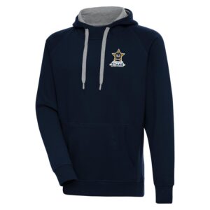 Men's Antigua  Navy Salt Lake City Stars Victory Pullover Hoodie
