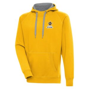 Men's Antigua  Gold Salt Lake City Stars Victory Pullover Hoodie