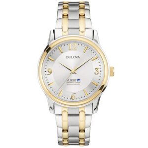 Men's Surry Community College Bulova Classic Two-Tone Round Watch