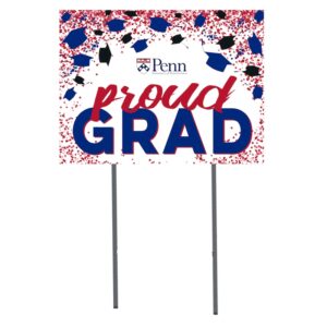Pennsylvania Quakers Class of 2023 18" x 24" Yard Sign