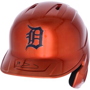 Riley Greene Detroit Tigers Autographed Alternate Chrome Rawlings Mach Pro Replica Batting Helmet - Fanatics Exclusive