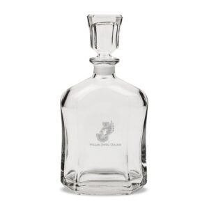 William Jewell Cardinals 23.75oz. Crystal Whisky Decanter