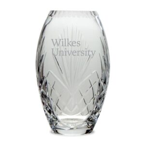 Wilkes Colonels 10'' Full Leaded Crystal Vase