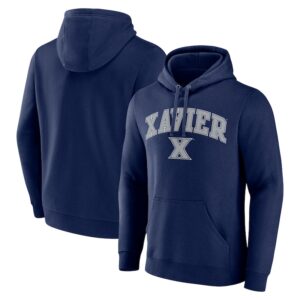 Men's Navy Xavier Musketeers Campus Pullover Hoodie