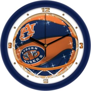 Auburn Tigers 11.5" Suntime Slam Dunk Wall Clock