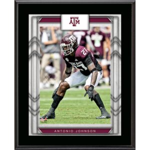 Antonio Johnson Texas A&M Aggies 10.5" x 13" Sublimated Player Plaque