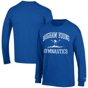 Men's Champion  Royal BYU Cougars Gymnastics Icon Long Sleeve T-Shirt