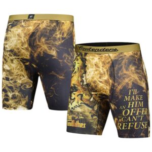 Men's Contenders Clothing Black The Godfather The Offer Boxer Briefs