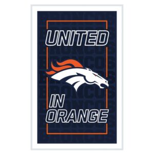 Denver Broncos 14" x 22" Neolite LED Rectangle Wall Sign