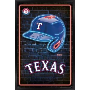 Texas Rangers 24.25" x 35.75" Framed Team Poster