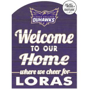 Loras College Duhawks 16'' x 22'' Indoor/Outdoor Marquee Sign
