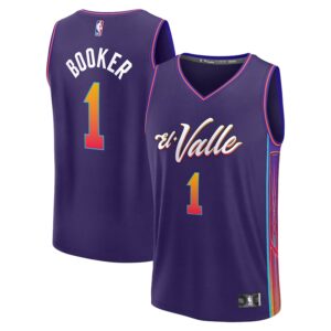 Men's Fanatics Devin Booker Purple Phoenix Suns Fast Break Jersey - City Edition