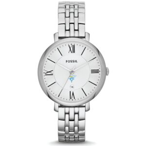Women's Fossil  Silver LIU Sharks Jacqueline Stainless Steel Watch