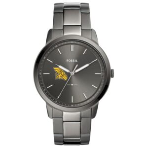 Men's Fossil  Gray Missouri Western State Griffons Minimalist Three-Hand Smoke Watch