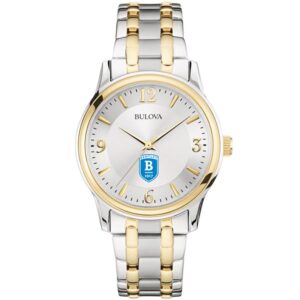 Men's Bulova Silver/Gold Bentley Falcons Two-Tone Stainless Steel Watch