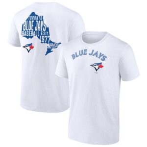 Men's White Toronto Blue Jays Hot Shot T-Shirt