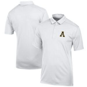 Men's White Appalachian State Mountaineers Classic Jacquard Polo