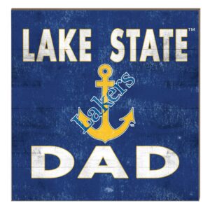 Lake Superior State Lakers 10" x 10" Dad Plaque