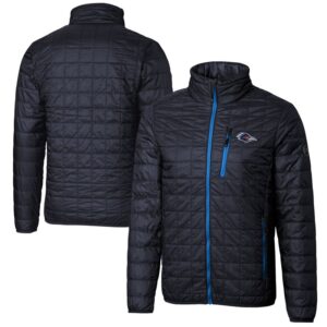 Men's Cutter & Buck  Navy UTSA Roadrunners  Rainier PrimaLoft Eco Insulated Full-Zip Puffer Jacket