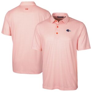 Men's Cutter & Buck  Orange UTSA Roadrunners Big & Tall Pike Double Dot Print Stretch Polo