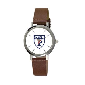 Women's Brown Pennsylvania Quakers Plexus Leather Watch