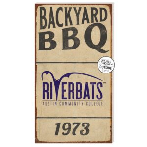 Austin Community College 11" x 20" Indoor/Outdoor BBQ Sign