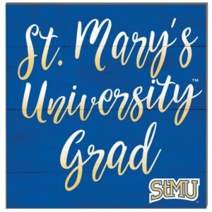 St. Mary's University Rattlers 10'' x 10'' Grad Plaque