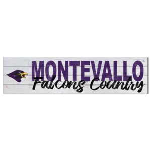 Montevallo Falcons 10'' x 40'' Logo Sign