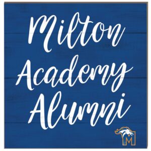 Milton Academy Mustangs 10'' x 10'' Alumni Plaque