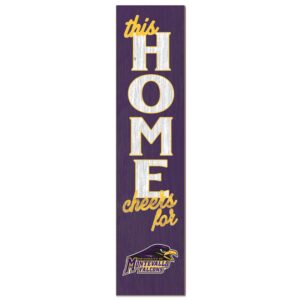 Montevallo Falcons 12" x 48" This Home Leaning Sign
