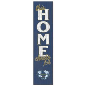 Mount Mary Blue Angels 12" x 48" This Home Leaning Sign