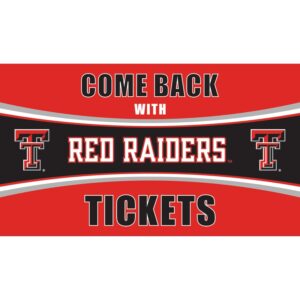 Texas Tech Red Raiders 28" x 16" Come Back With Tickets Door Mat
