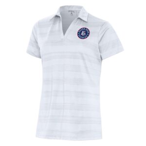 Women's Antigua White Round Rock Express Compass Polo