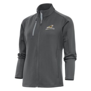 Women's Antigua  Pewter Akron RubberDucks Generation Full-Zip Jacket