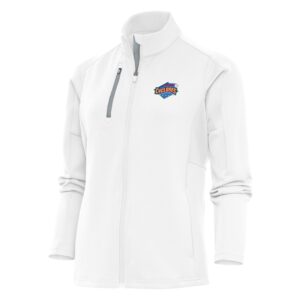 Women's Antigua  White Brooklyn Cyclones Generation Full-Zip Jacket