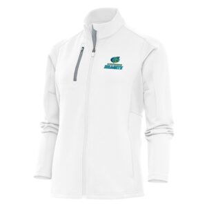 Women's Antigua  White Lynchburg Hillcats Generation Full-Zip Jacket