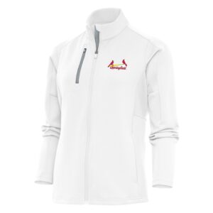 Women's Antigua  White Springfield Cardinals Generation Full-Zip Jacket