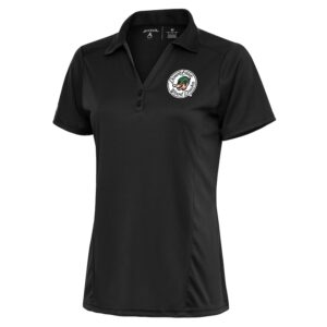 Women's Antigua Charcoal Down East Wood Ducks Tribute Polo