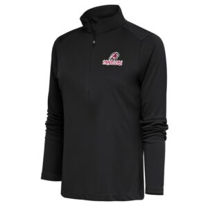 Women's Antigua  Charcoal Arkansas Travelers Tribute Half-Zip Pullover Top