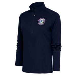 Women's Antigua  Navy Jersey Shore BlueClaws Tribute Half-Zip Pullover Top