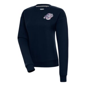 Women's Antigua  Navy Reno Aces Victory Pullover Sweatshirt