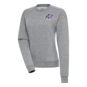 Women's Antigua  Heather Gray Reno Aces Victory Pullover Sweatshirt