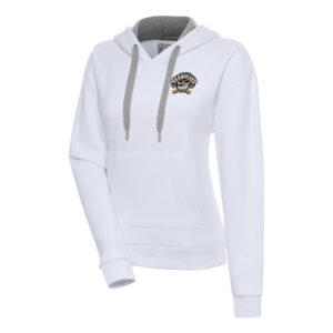Women's Antigua  White Erie SeaWolves Victory Pullover Hoodie